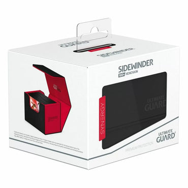Ultimate Guard Synergy Sidewinder 100+ Black/Red Deck Box