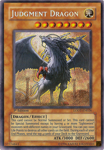 Judgment Dragon [LODT-EN026] Secret Rare