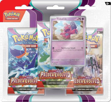 Pokemon TCG - Paldea Evolved Three Booster Blister (Preorder)