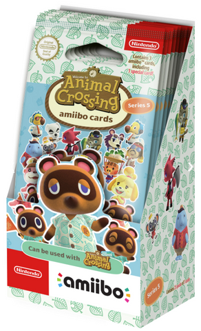 amiibo Animal Crossing Cards Series 5 CDU (25 Packs)