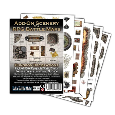 Add-on Scenery for RPG Battle Mats Dungeon Decorations