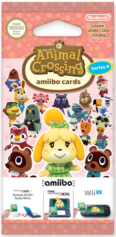 Animal Crossing amiibo Card Series 4 Pack